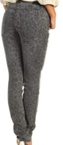 DKNY jeans Grey Distress Animal Print Jegging 14W